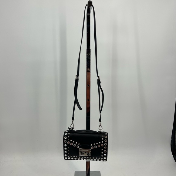 Prada Saffiano Studded Mini 2-Way Bag - Picture 2 of 10